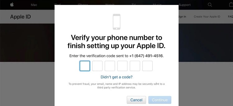 how to create an apple id without a phone number